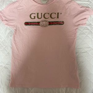 Gucci t shirt kids size 10 in pink
